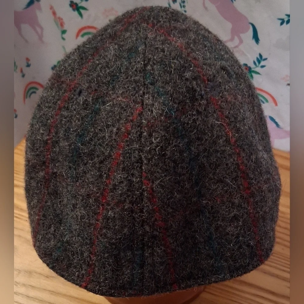 EUC RARE Vintage 60s Woolrich & Abercrombie AF Plaid Casual Wool Hat Cap L/XL